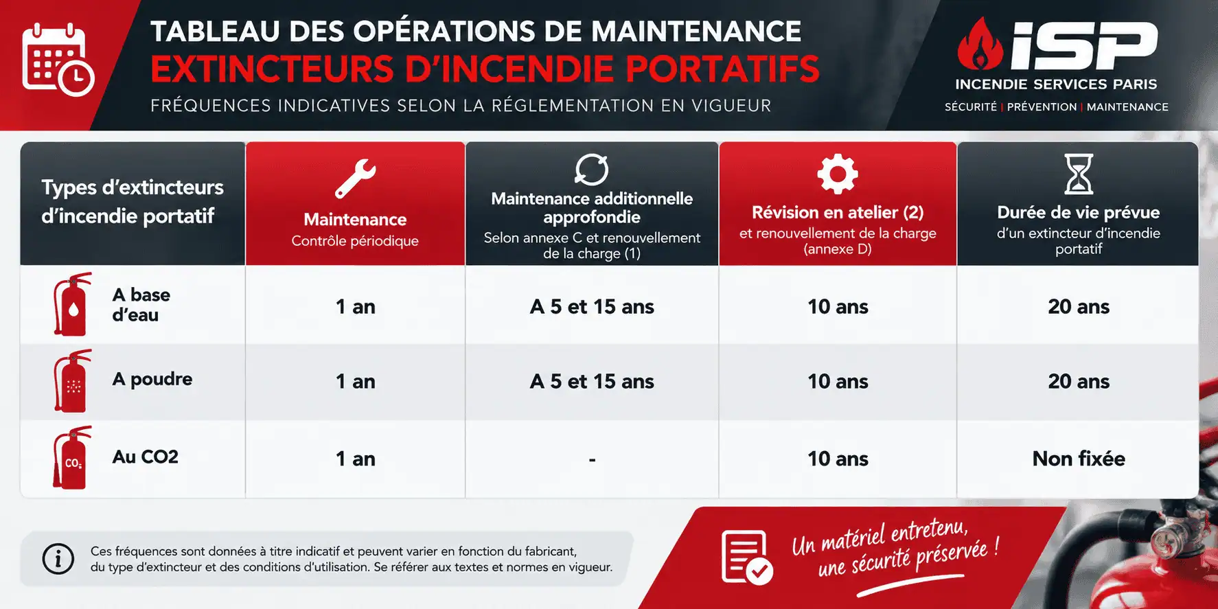 La norme NF S 61-919 définit les règles et les intervalles de maintenance des extincteurs d'incendie portatifs, mobiles et fixes .pdf La norme NF S 61-919 définit les règles et les intervalles de maintenance des extincteurs d'incendie portatifs, mobiles et fixes .pdf