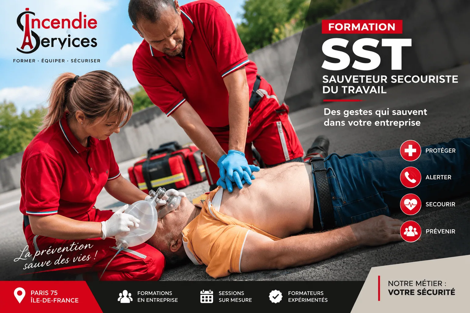Formations Sécurité Incendie&nbsp;Paris & Île-de-France